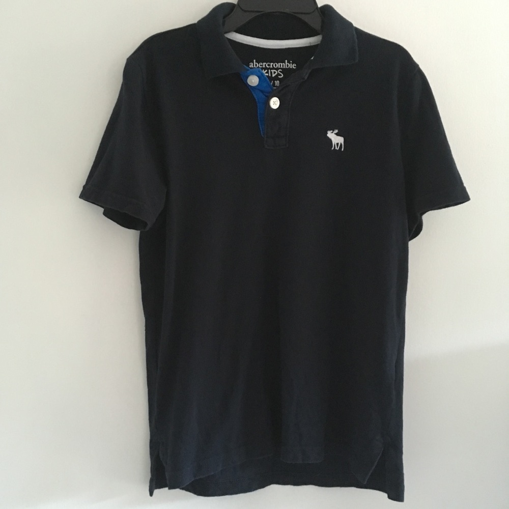 Abercrombie Uniform Polo Shirt NAVY Boys 9/10